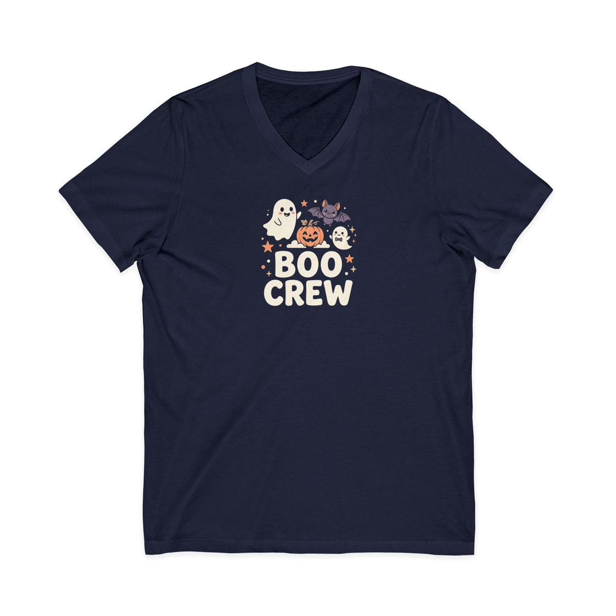 "BOO Crew" Adult V-Neck Tee