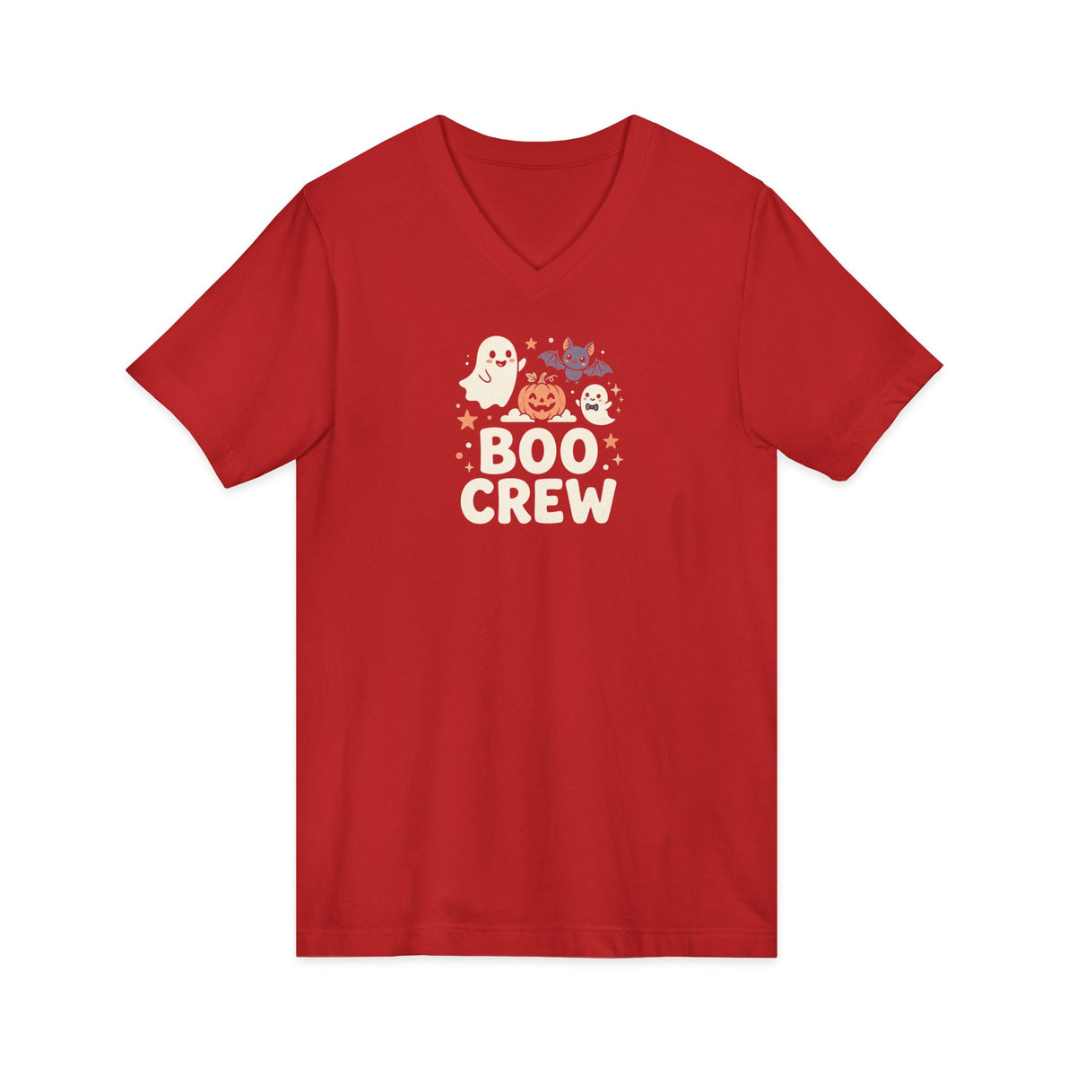 "BOO Crew" Adult V-Neck Tee