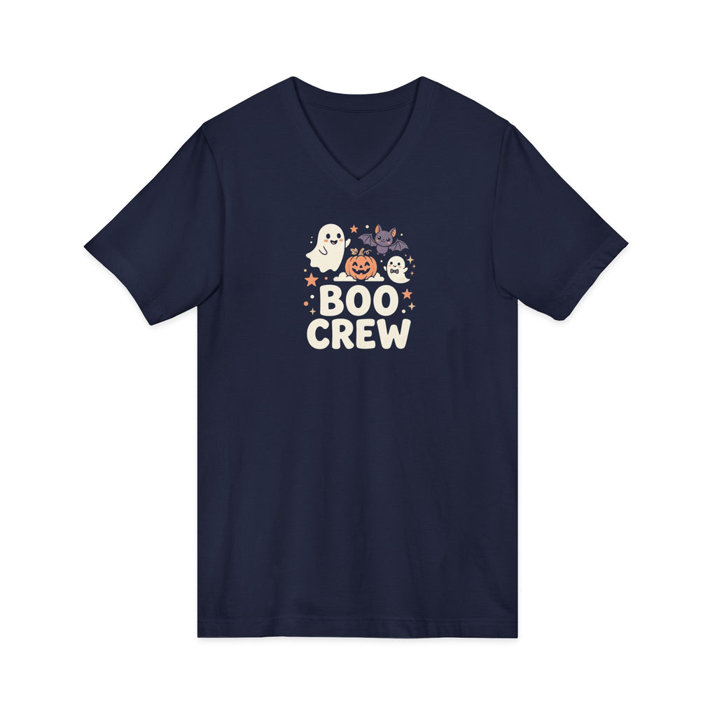 "BOO Crew" Adult V-Neck Tee