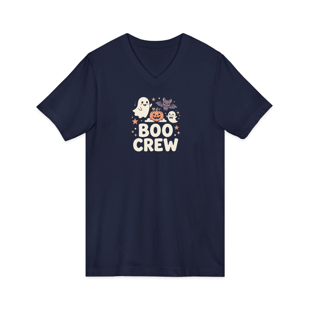"BOO Crew" Adult V-Neck Tee
