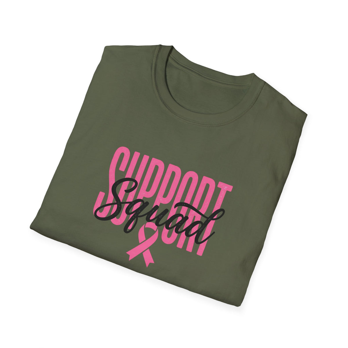 "Support Squad" Adult T-Shirt — Breast Cancer Awareness