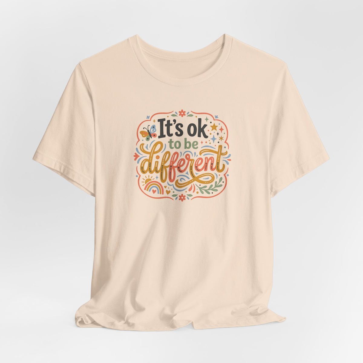 "It's OK To Be Different" Adult T-Shirt