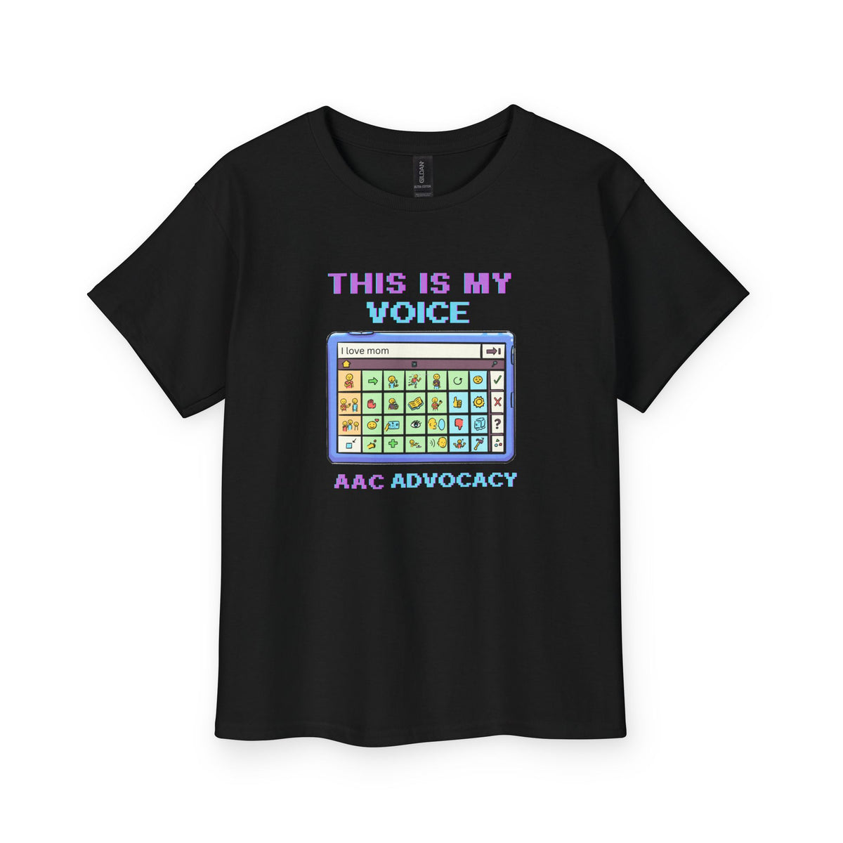 "This Is My Voice, I Love Mom" Youth Tee