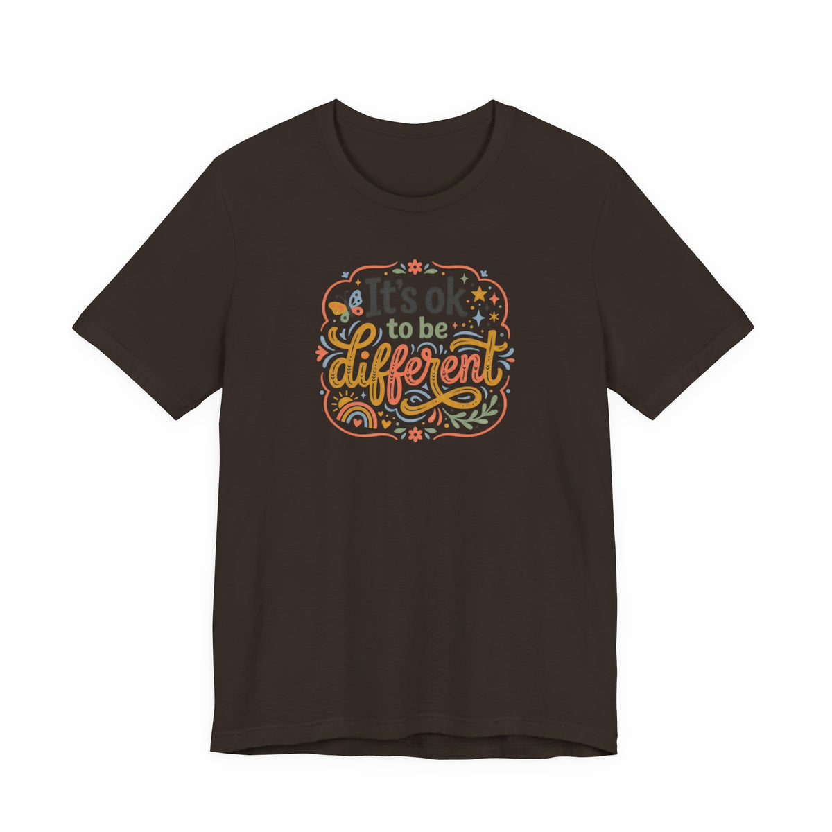"It's OK To Be Different" Adult T-Shirt