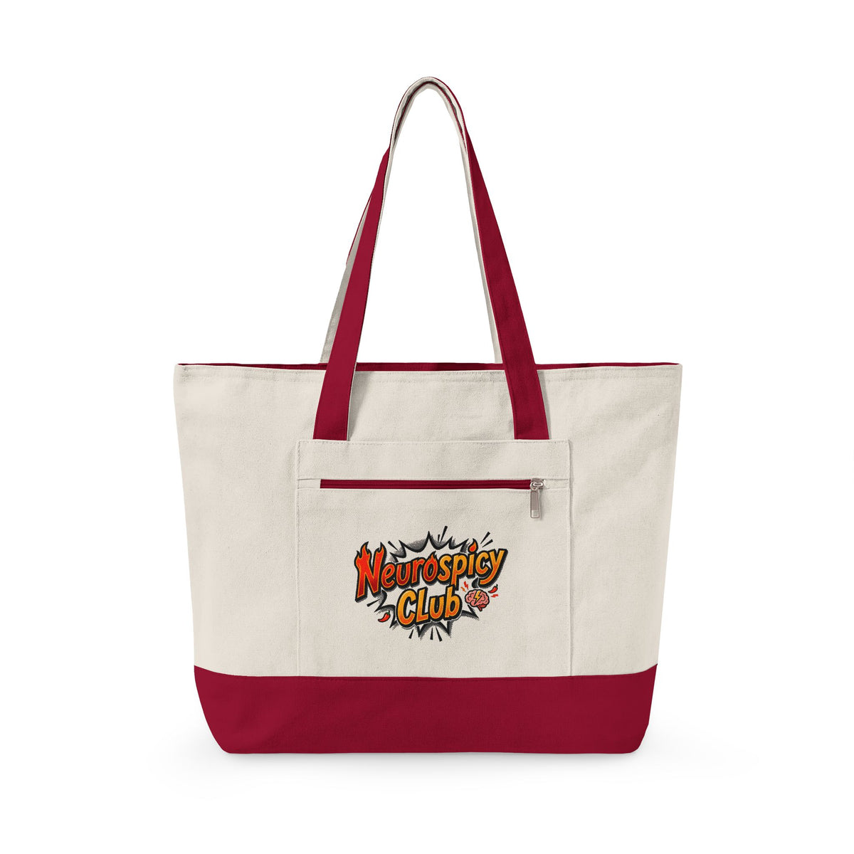 "Neurospicy Club" Canvas Tote Bag