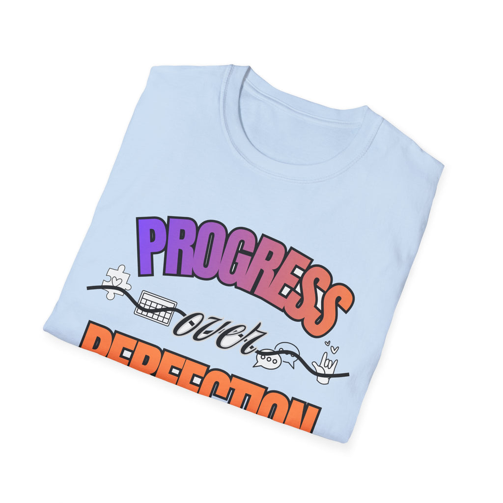"Progress Over Perfection" Adult T-Shirt