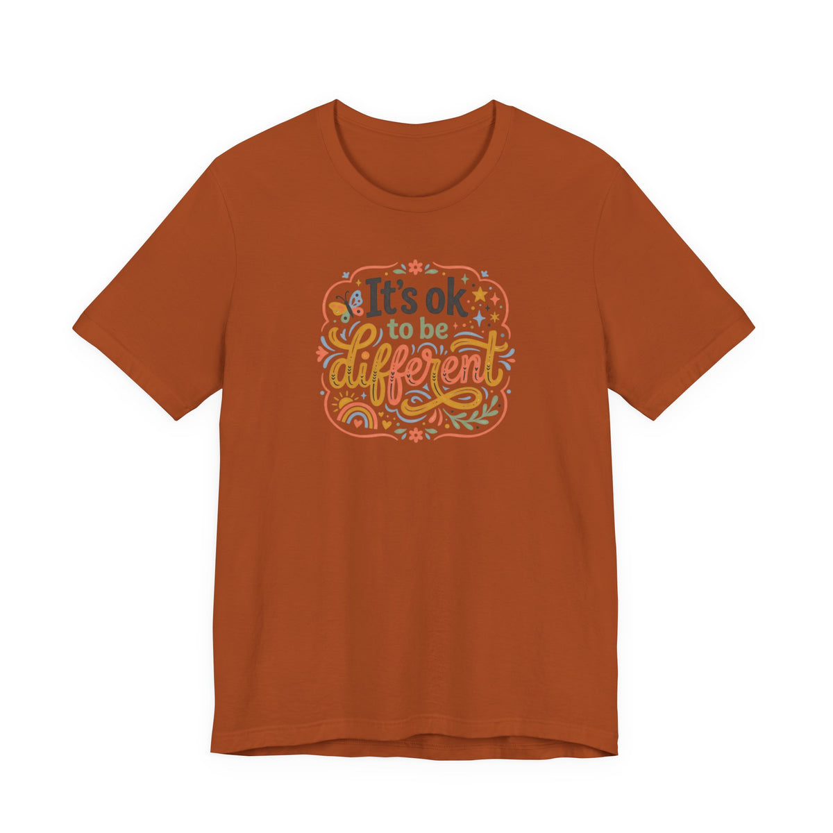 "It's OK To Be Different" Adult T-Shirt