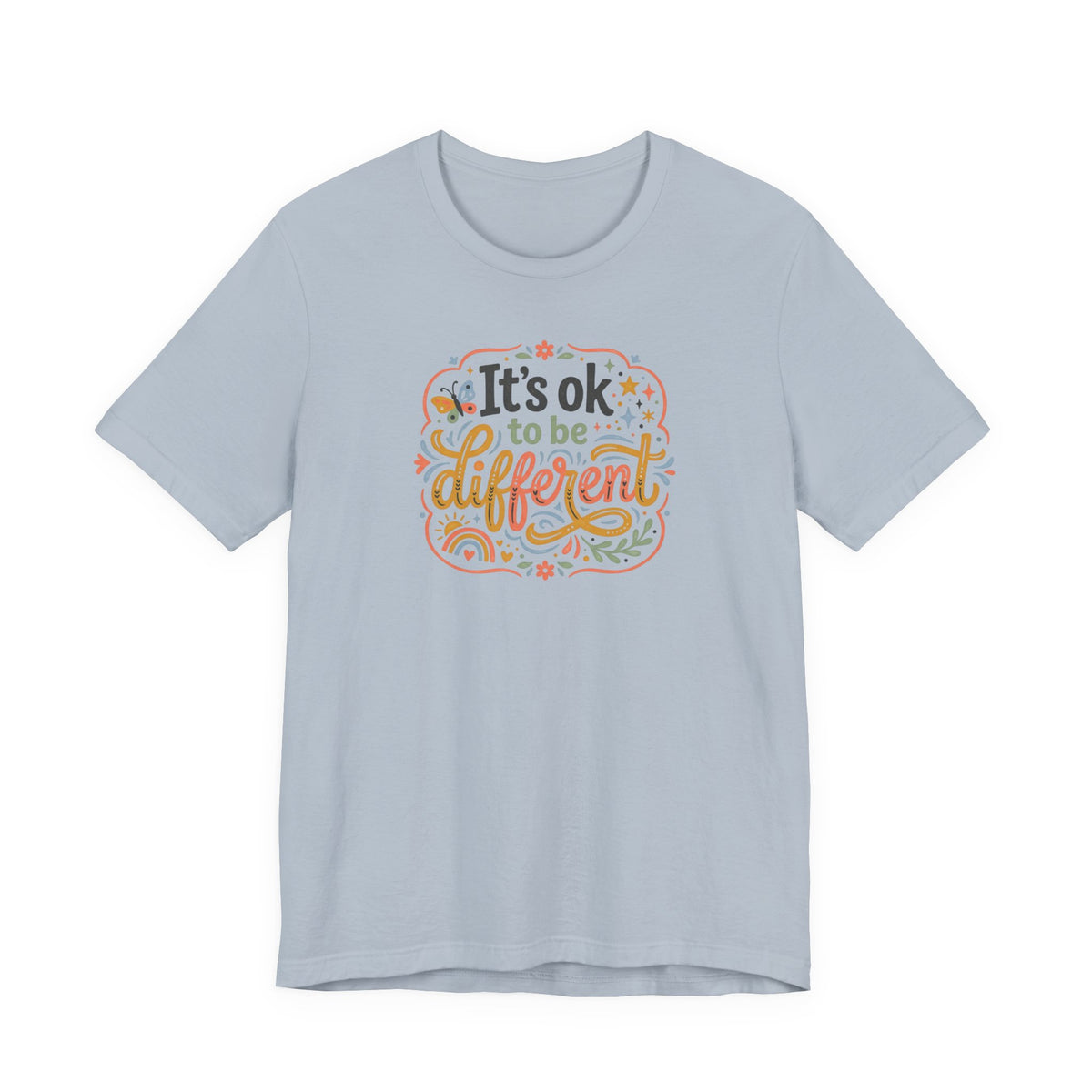 "It's OK To Be Different" Adult T-Shirt