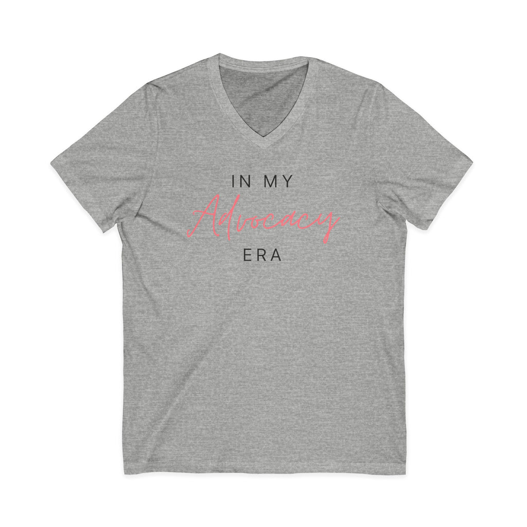 "Advocacy Era" Adult V-Neck Tee