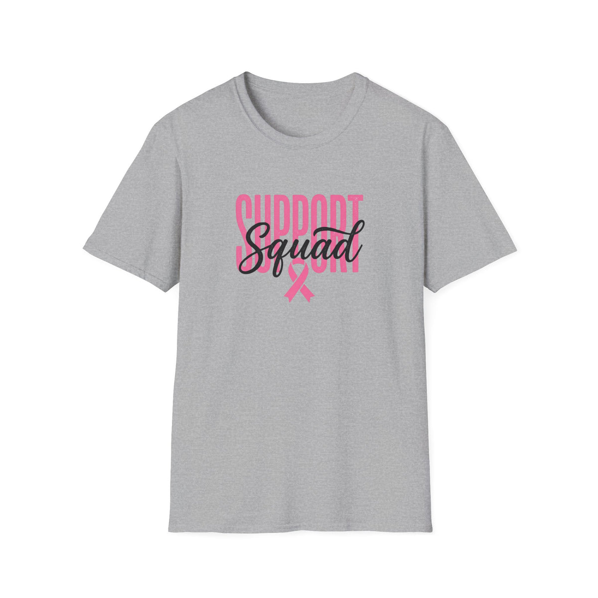 "Support Squad" Adult T-Shirt — Breast Cancer Awareness