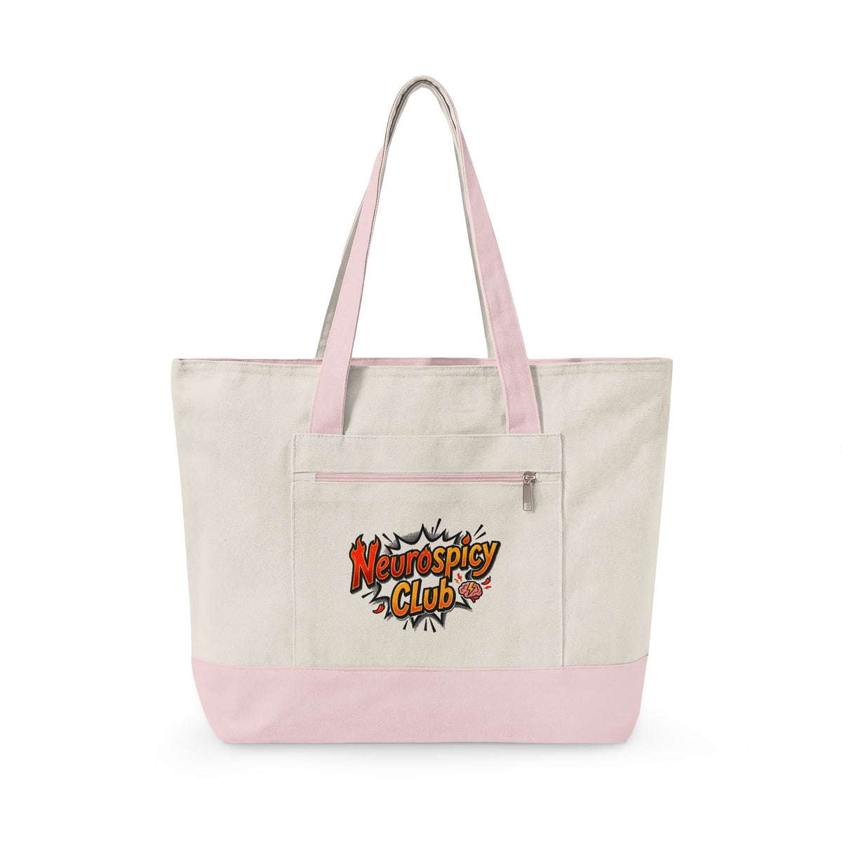 "Neurospicy Club" Canvas Tote Bag