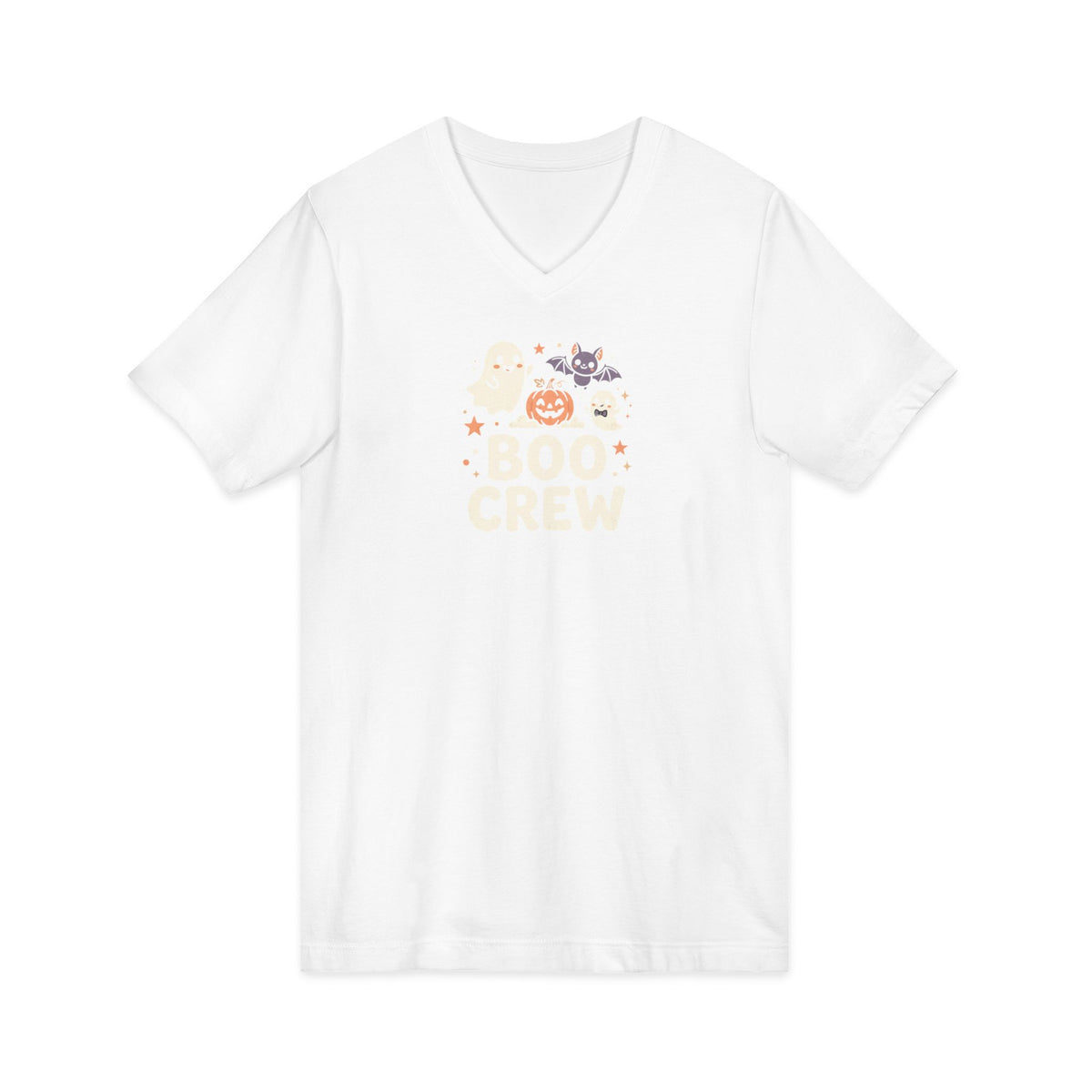 "BOO Crew" Adult V-Neck Tee