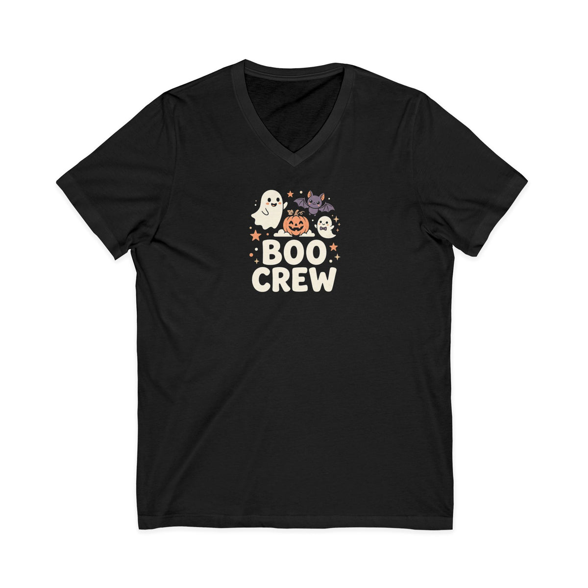 "BOO Crew" Adult V-Neck Tee