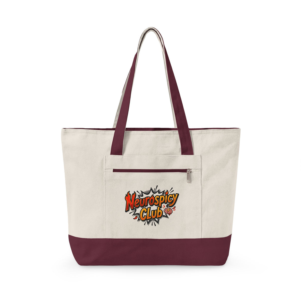 "Neurospicy Club" Canvas Tote Bag