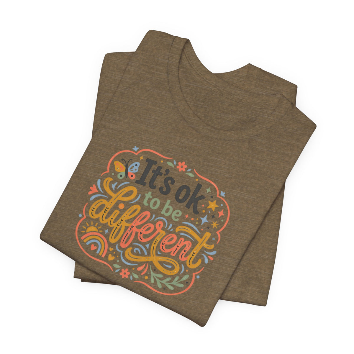 "It's OK To Be Different" Adult T-Shirt