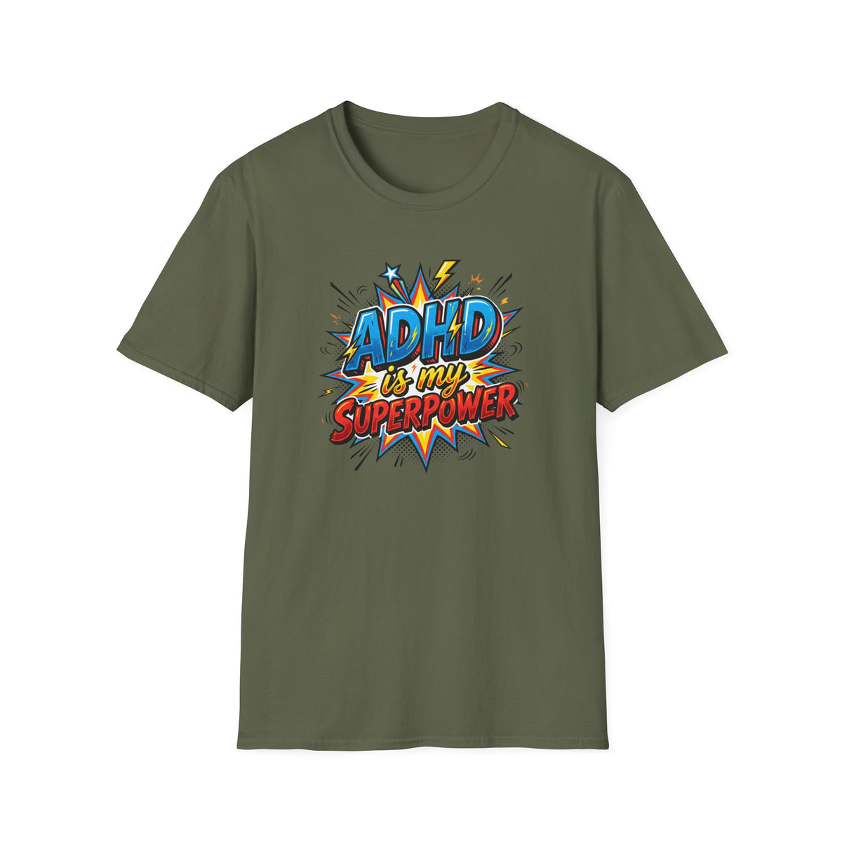 "ADHD Is My Superpower" Adult T-Shirt