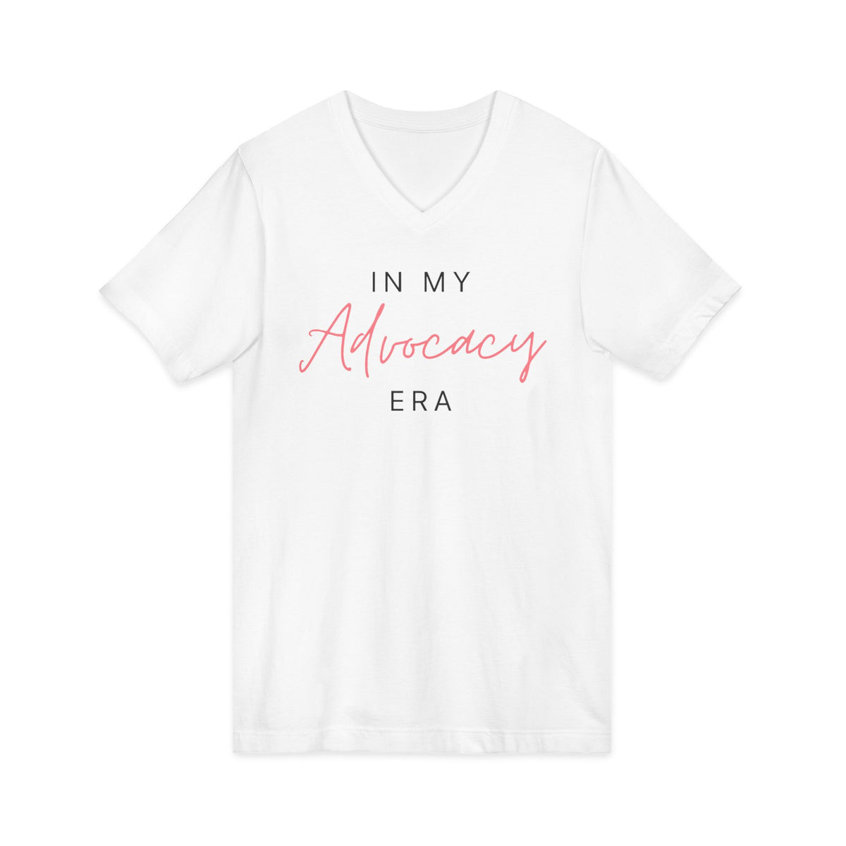 "Advocacy Era" Adult V-Neck Tee