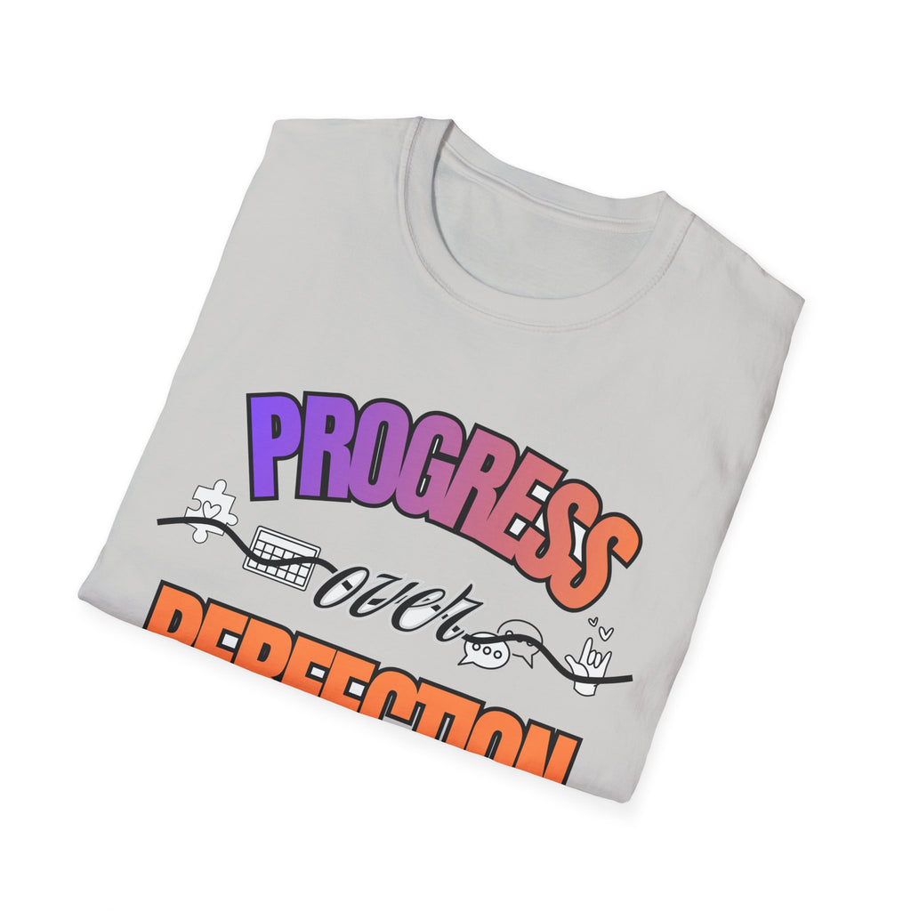 "Progress Over Perfection" Adult T-Shirt