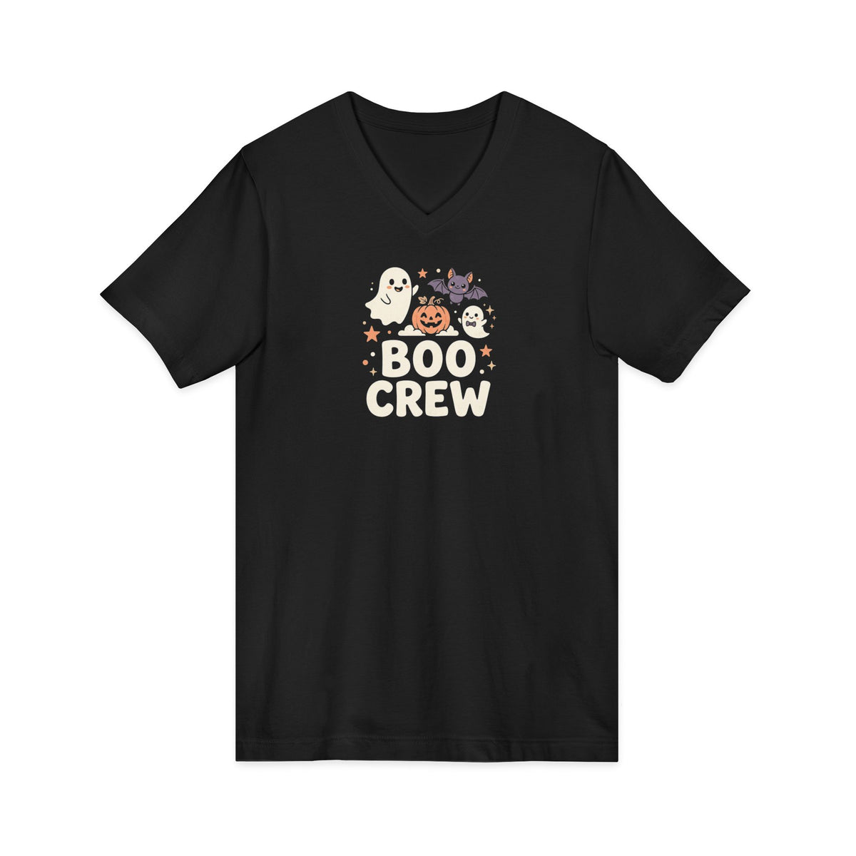 "BOO Crew" Adult V-Neck Tee