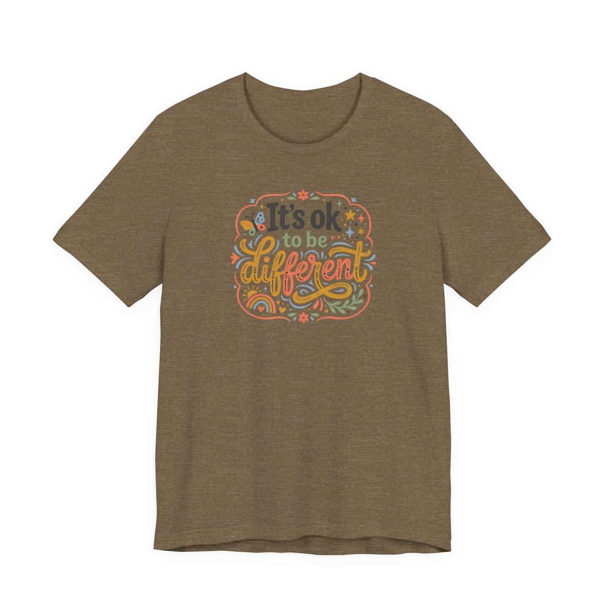 "It's OK To Be Different" Adult T-Shirt