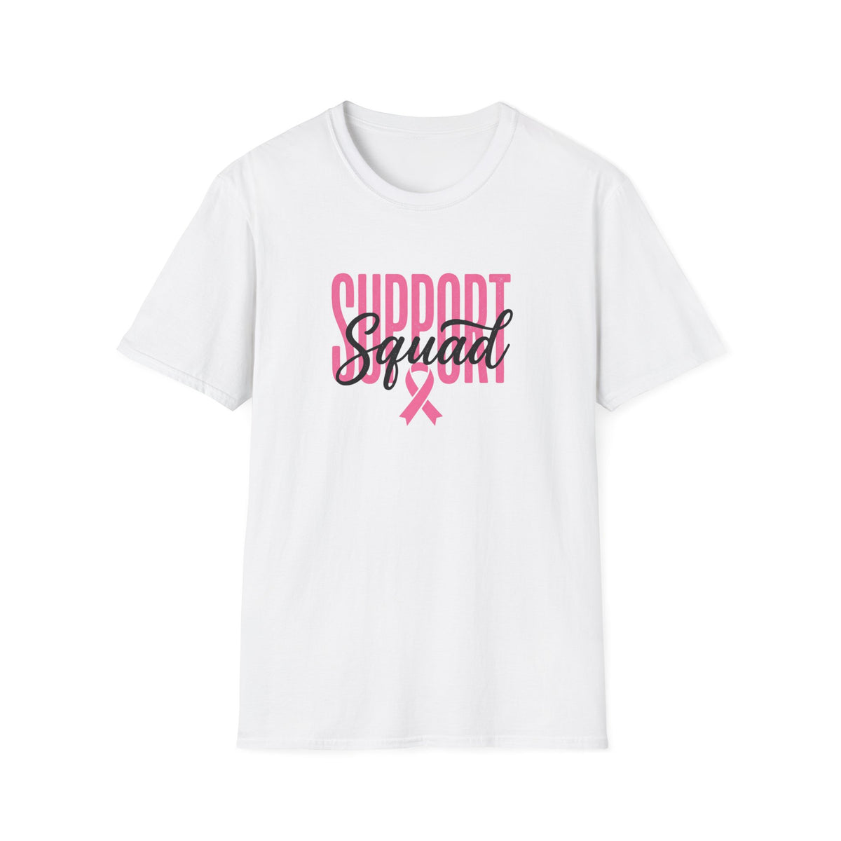 "Support Squad" Adult T-Shirt — Breast Cancer Awareness