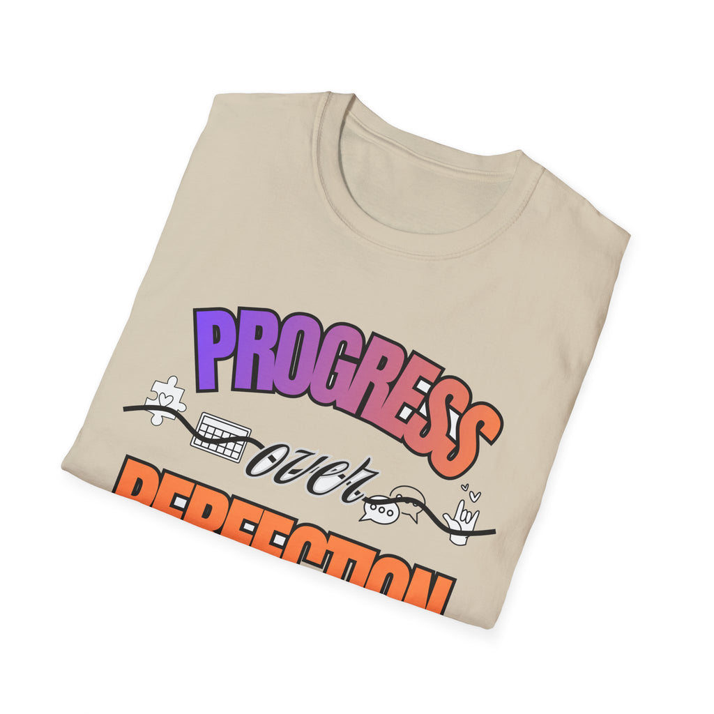 "Progress Over Perfection" Adult T-Shirt