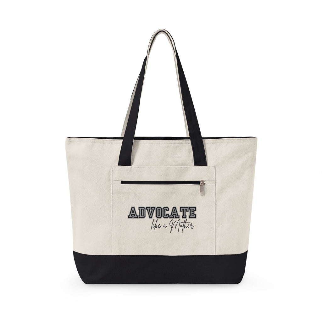 "Advocate Like a Mother" Canvas Tote Bag