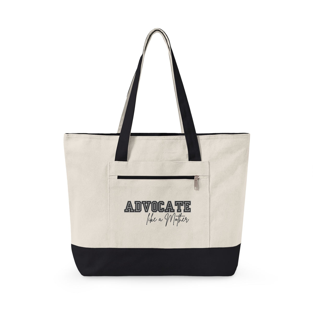 "Advocate Like a Mother" Canvas Tote Bag