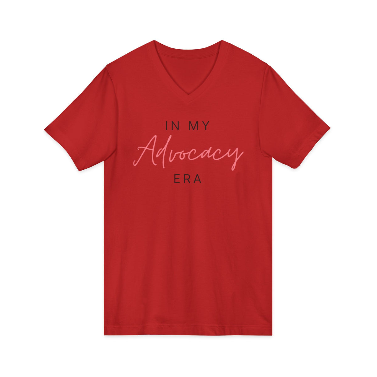 "Advocacy Era" Adult V-Neck Tee